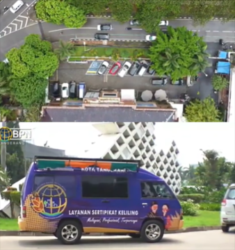 Layanan Sertipikat Tanah Keliling dipuji warga/Foto: TikTok Pemkab Tangerang